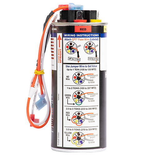 Amrad – TES5 Turbo Universal Hard-Start, 2-Wire, Up to 330V, Up to 324 MFD