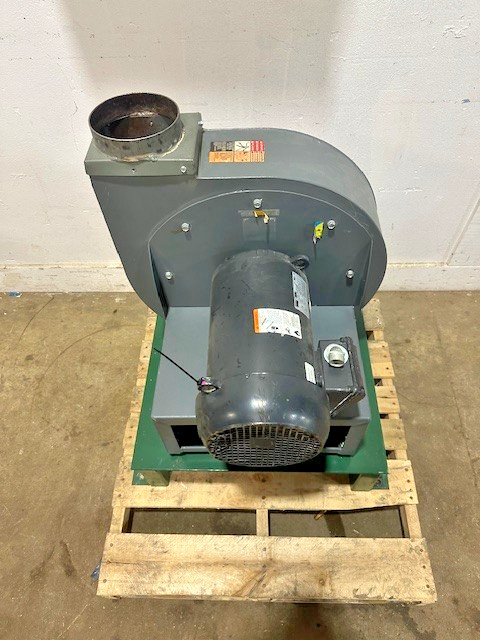H.D INDUSTRIAL BLOWER/DUST COLLECTOR WITH DAYTON MOTOR 230/460V, 5HP, 3500 RPM