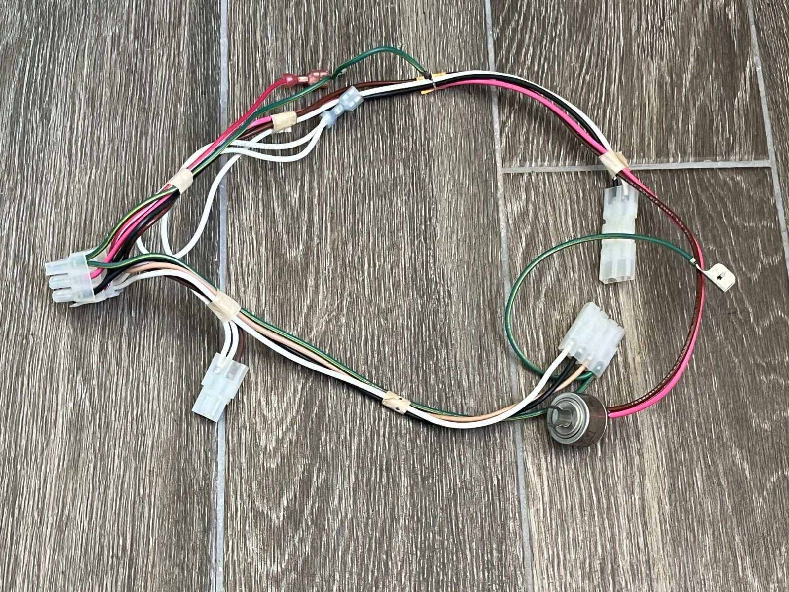 Whirlpool Refrigerator Defrost Harness 2187686 & Thermostat WP4387503 TESTED #4