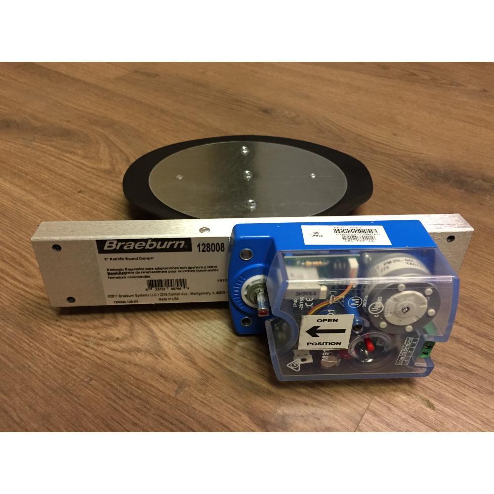 BRAEBURN 128008 8″ RETROFIT ROUND DAMPER