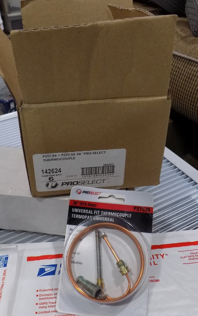 2, 36″ Thermocouple Universal Fit Proselect PSTC36 NICE TO HAVE A SPARE