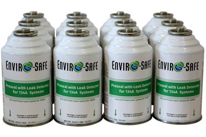 Envirosafe Proseal with Leak Detector for R134a Automotive AC Systems, case