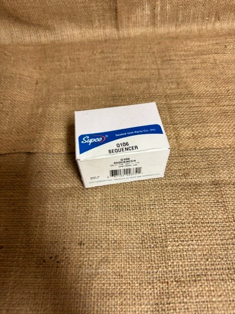 Supco Q106 Sequencer On 1-110 Off: 1-110 DPST/DPST 24V