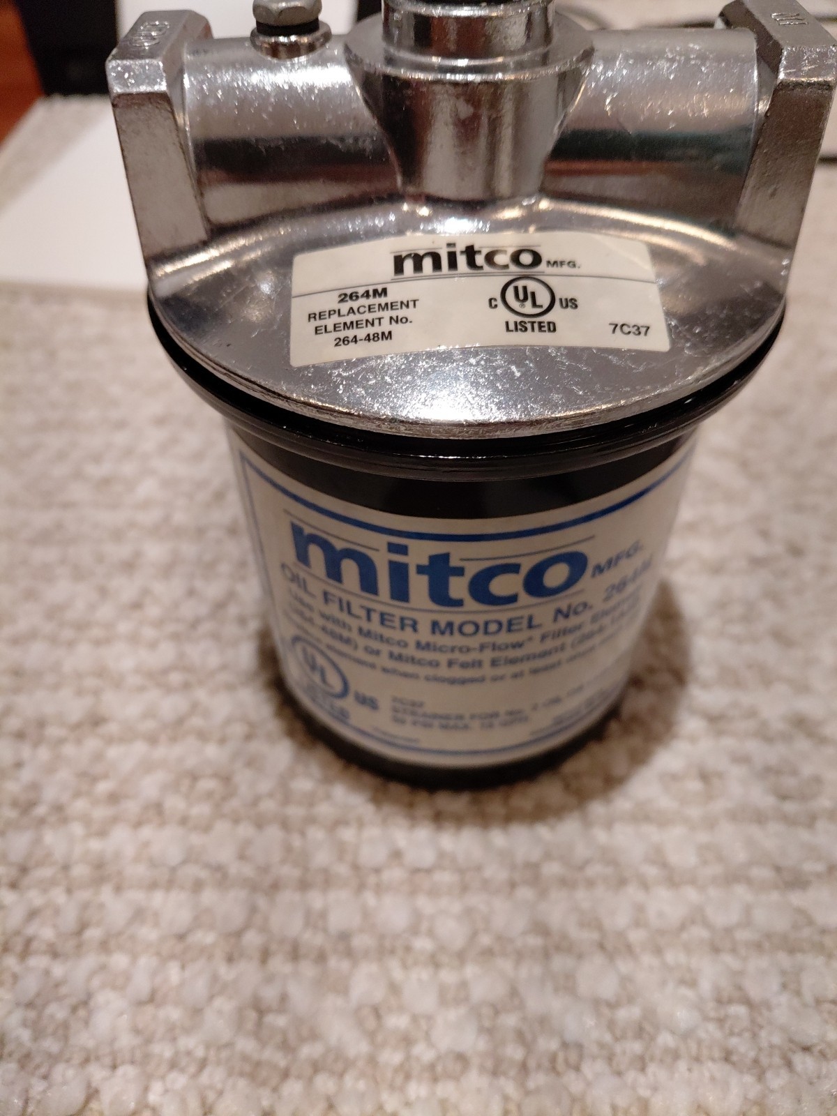 Mitco 264M Micro-Flow Oil Filter Assembly – Replacement for 264F 1A-25A