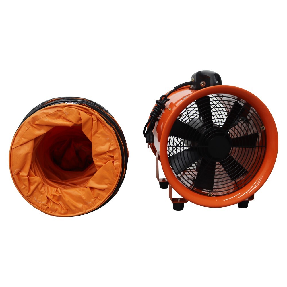 TECHTONGDA 12″ Electric Axial Fan Spray Booth Paint Fumes Blower 110V 77m³/min
