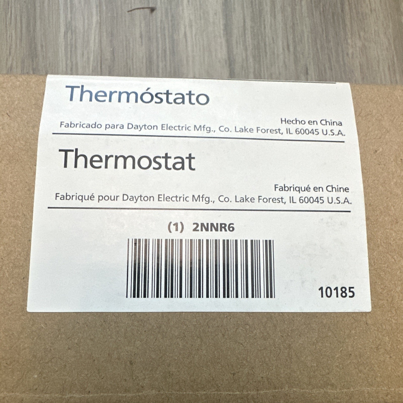 Dayton 2NNR6 Non-Programmable Dial Thermostat, Wall-Mounted, Heat-Off Control
