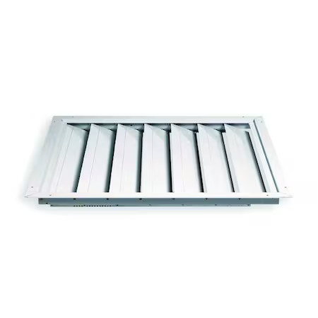 Dayton 4C228 36 In 38″H-W Alu Universal Backdraft Dampr, 36 In X 36 In, Aluminum