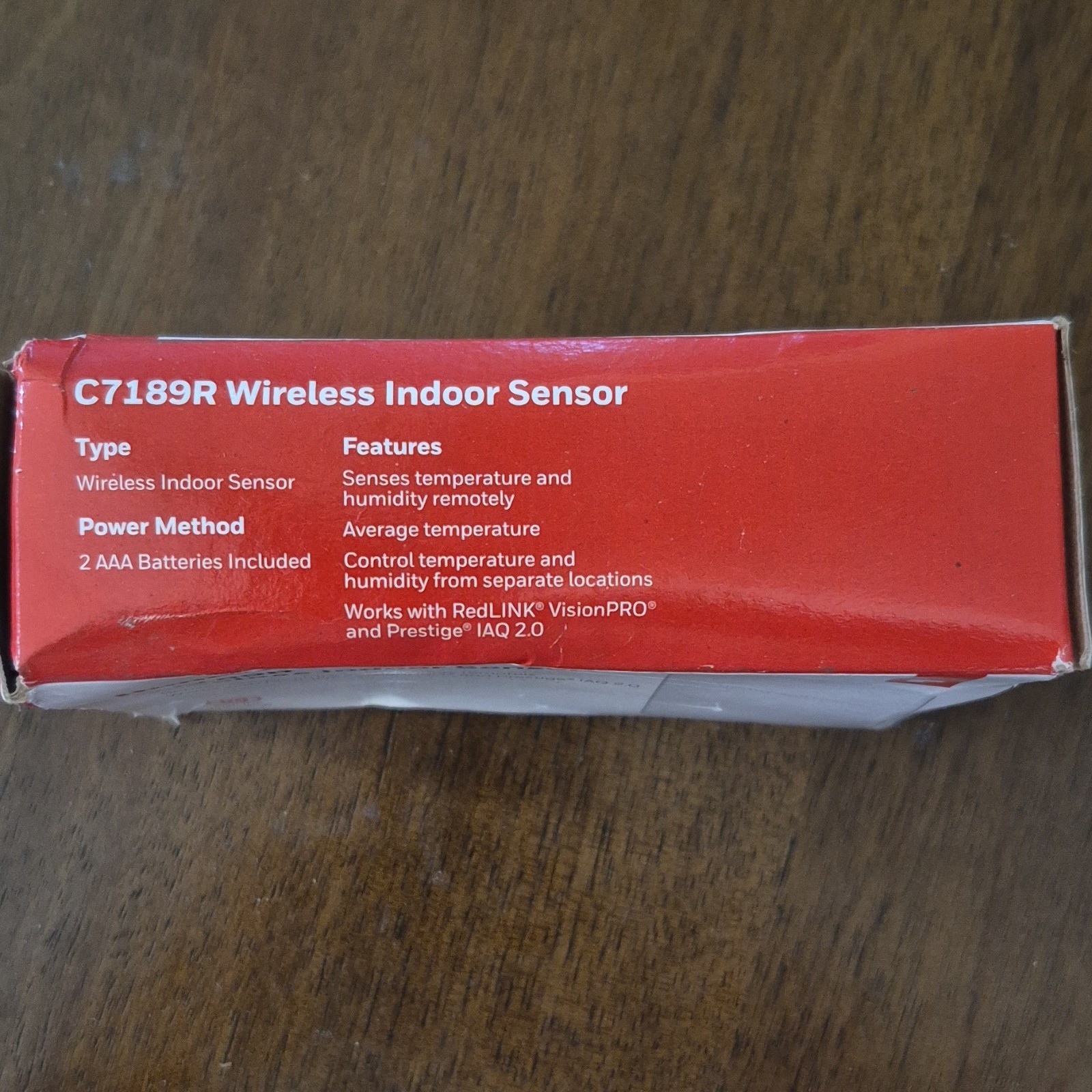 Honeywell Home C7189R Wireless Indoor Sensor for VisionPRO Prestige IAQ 2.0