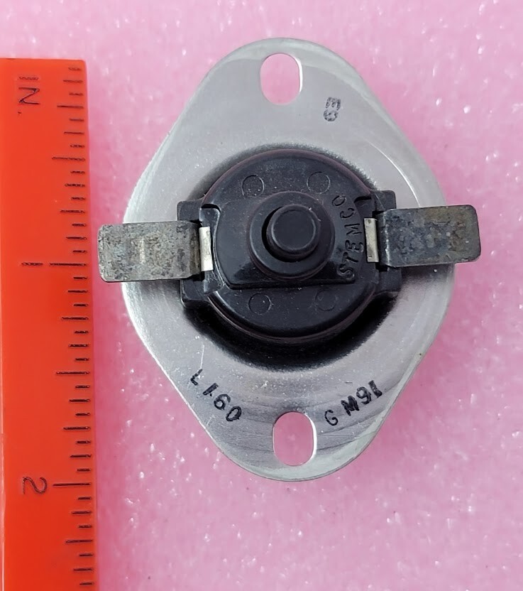 Stemco – GM91 L160 – Thermal Cutout, SPST Push Button Reset, NC Normallly Closed