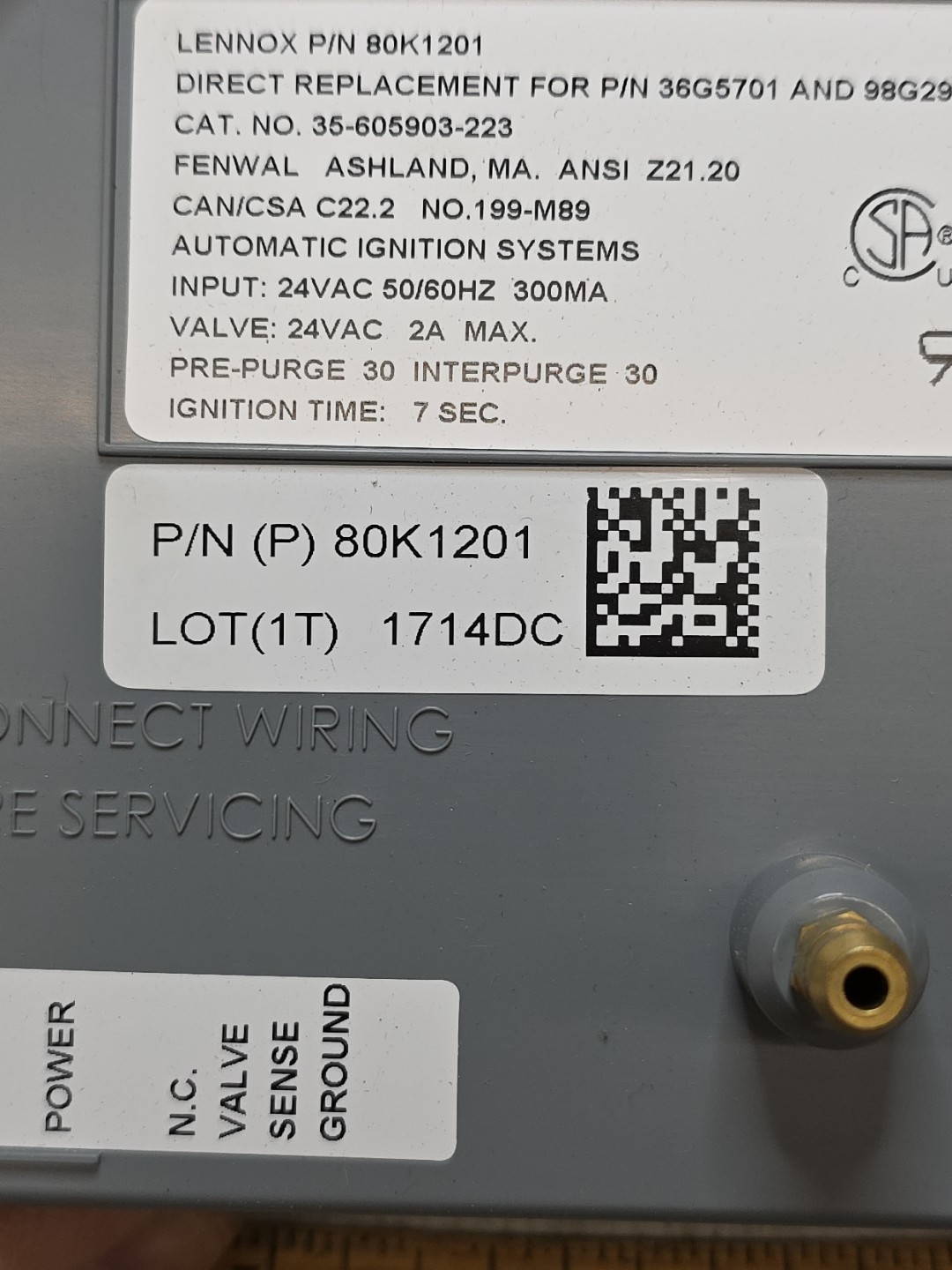 NEW Lennox 80K12 Control Board 35-605903-223 NEW IN BOX