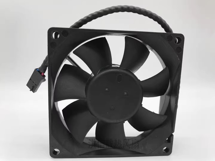 Delta AFB0812HH 8025 DC12V 0.30A 8CM 3-Wire Dual Ball Alarm Cooling Fan