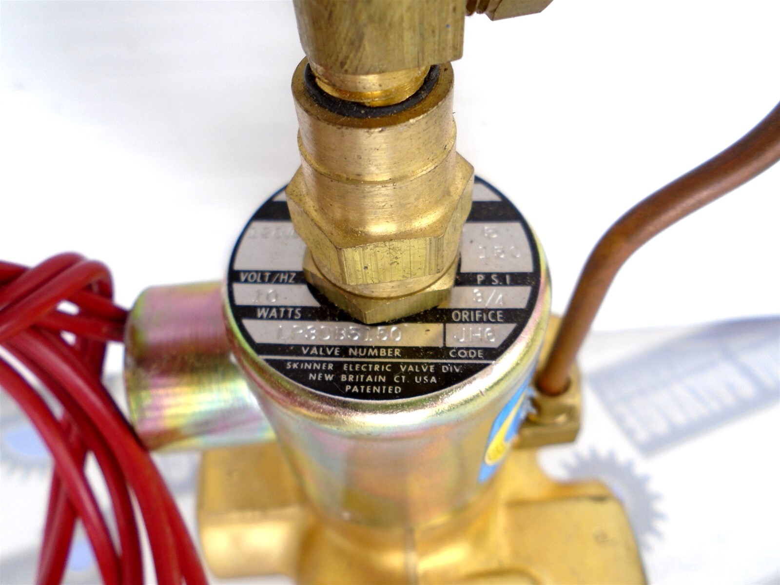 SKINNER ELECTRIC VALVE – LP3DB5150 -JH6 – 3/4″ Solenoid Valve – 120V, 5-150 PSI
