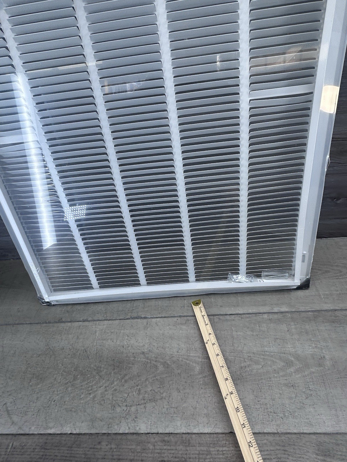 HVAC Premium 25″ X 25″ Steel Return Air Filter Grille for 1″ Filter – DAMAGED