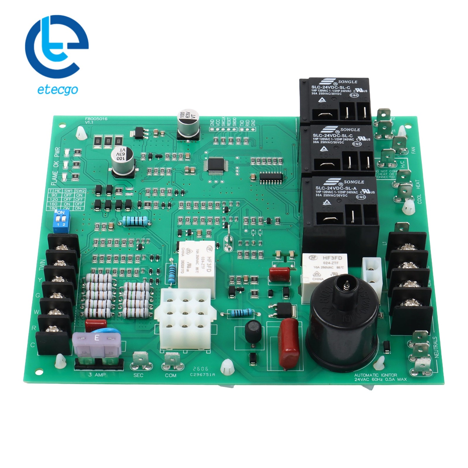 62-24140-04 Gas Furnace Circuit Board 62-24140-02 1028-928 Furnace Control Board