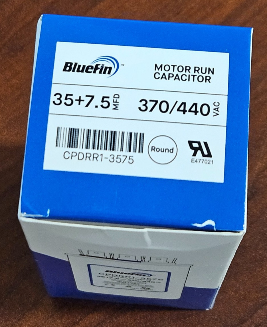 35/7.5 35/7.5 uF MFD 370/440V 440 VAC HVAC Universal Dual Run Capacitor HVAC AC