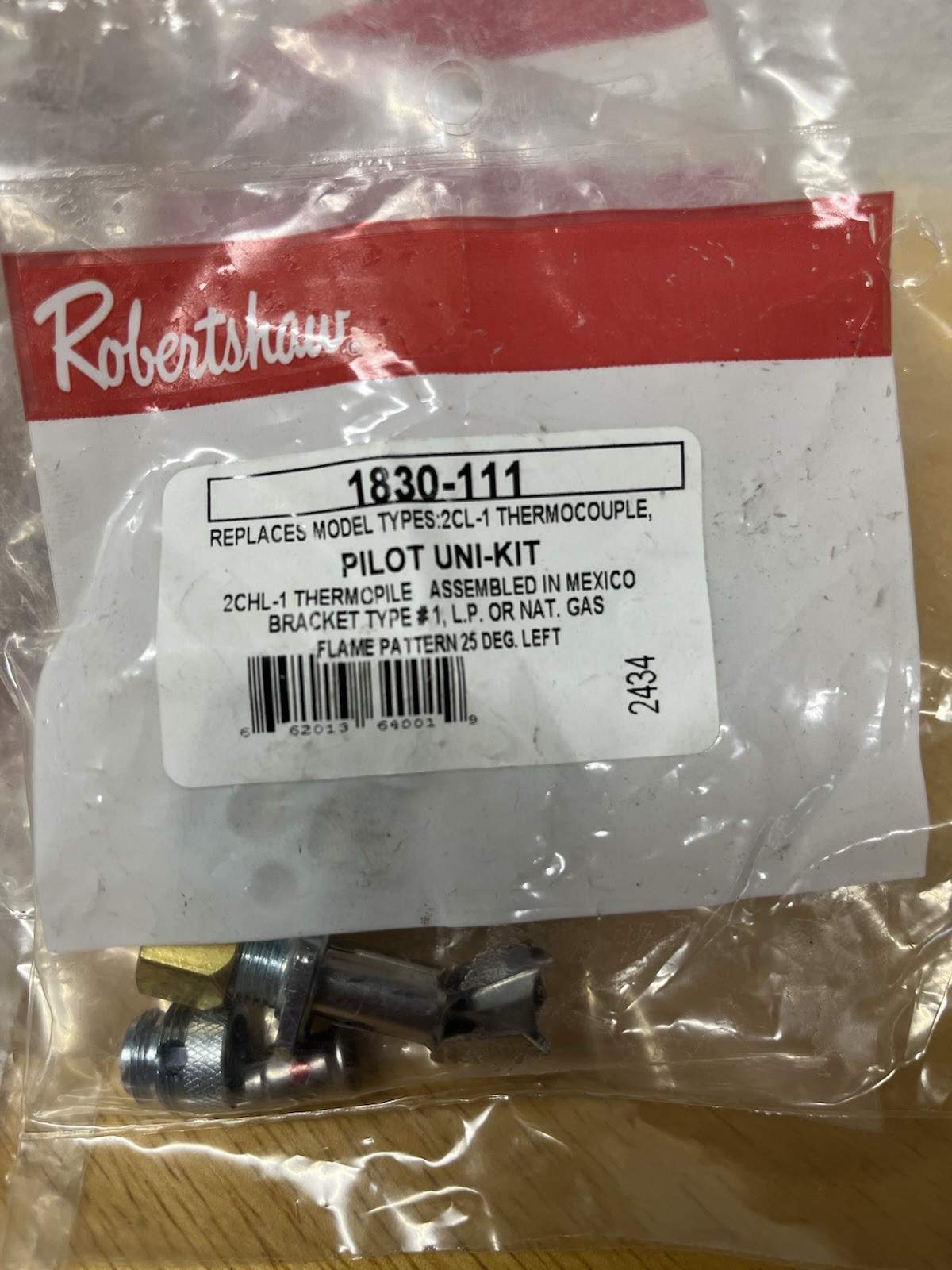 TEN- Robertshaw Gas Furnace Pilot Assemblies 2CHL-1 MPN 1830-111, FREE SHIPPING!