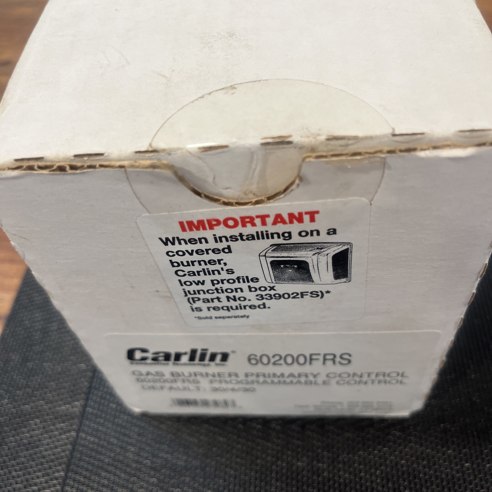 Carlin 60200FRS Gas Burner Primary Control For EZ-Gas GAS201 6020002FR363S