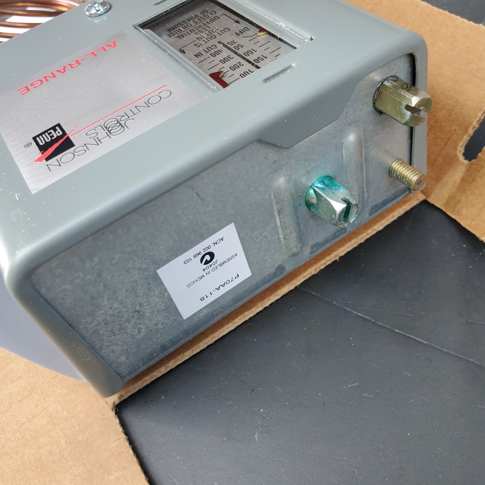 Johnson Controlls PENN P70AA-118C High Pressure Fan Cycling Control