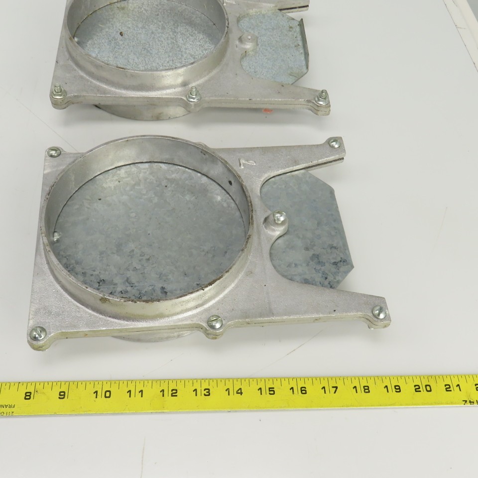 6-1/4″ ID Manual Blastgate Valve 6-3/4″ OD 11″OAL Lot Of 2