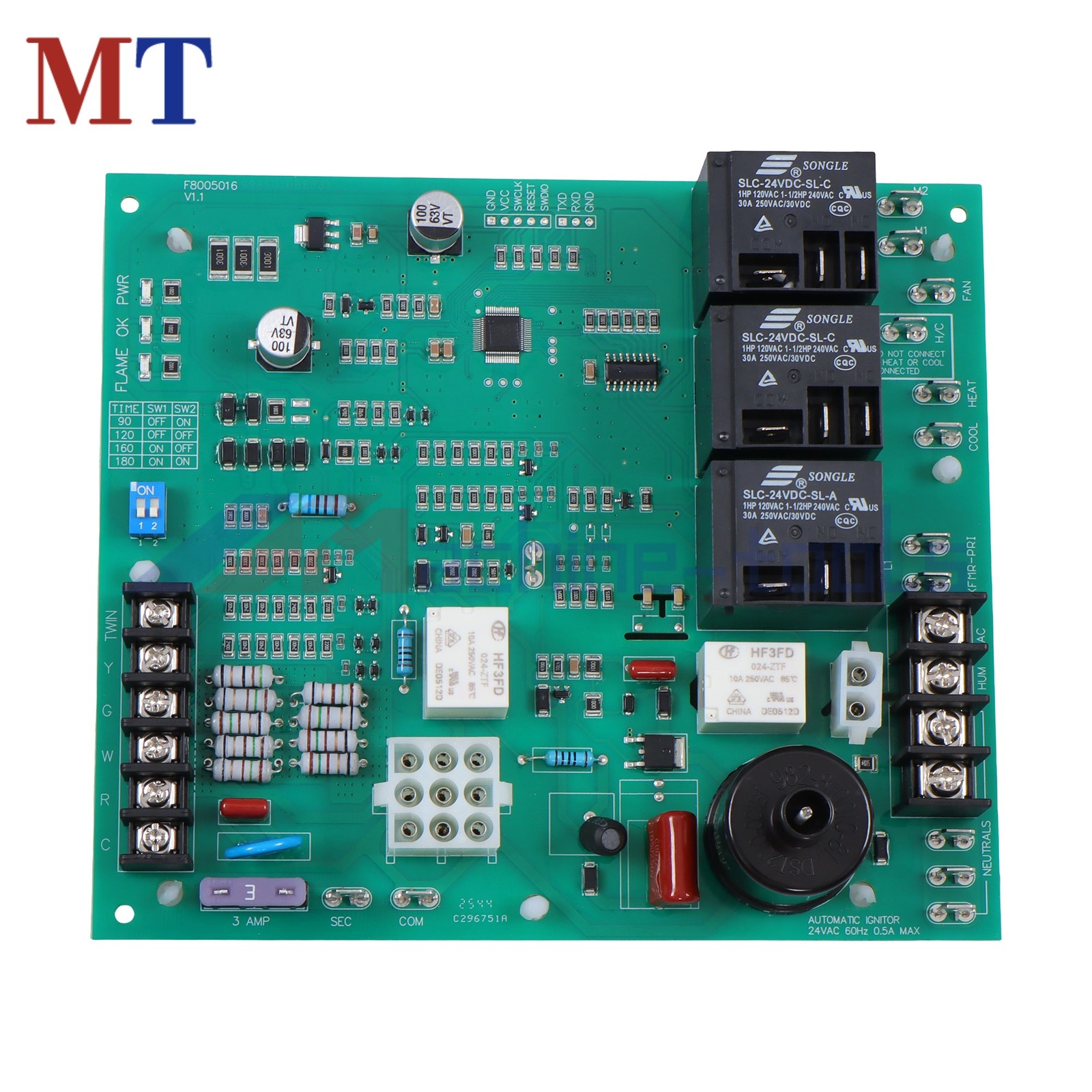 Furnace Control Board 62-24140-02 62-24140 Ignition Control Circuit Board ICM292