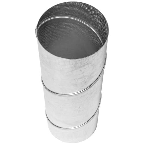 4″ Inch Round Spiral Air Duct 12″ Inch Long Duct Straight Rigid Galvanized St…