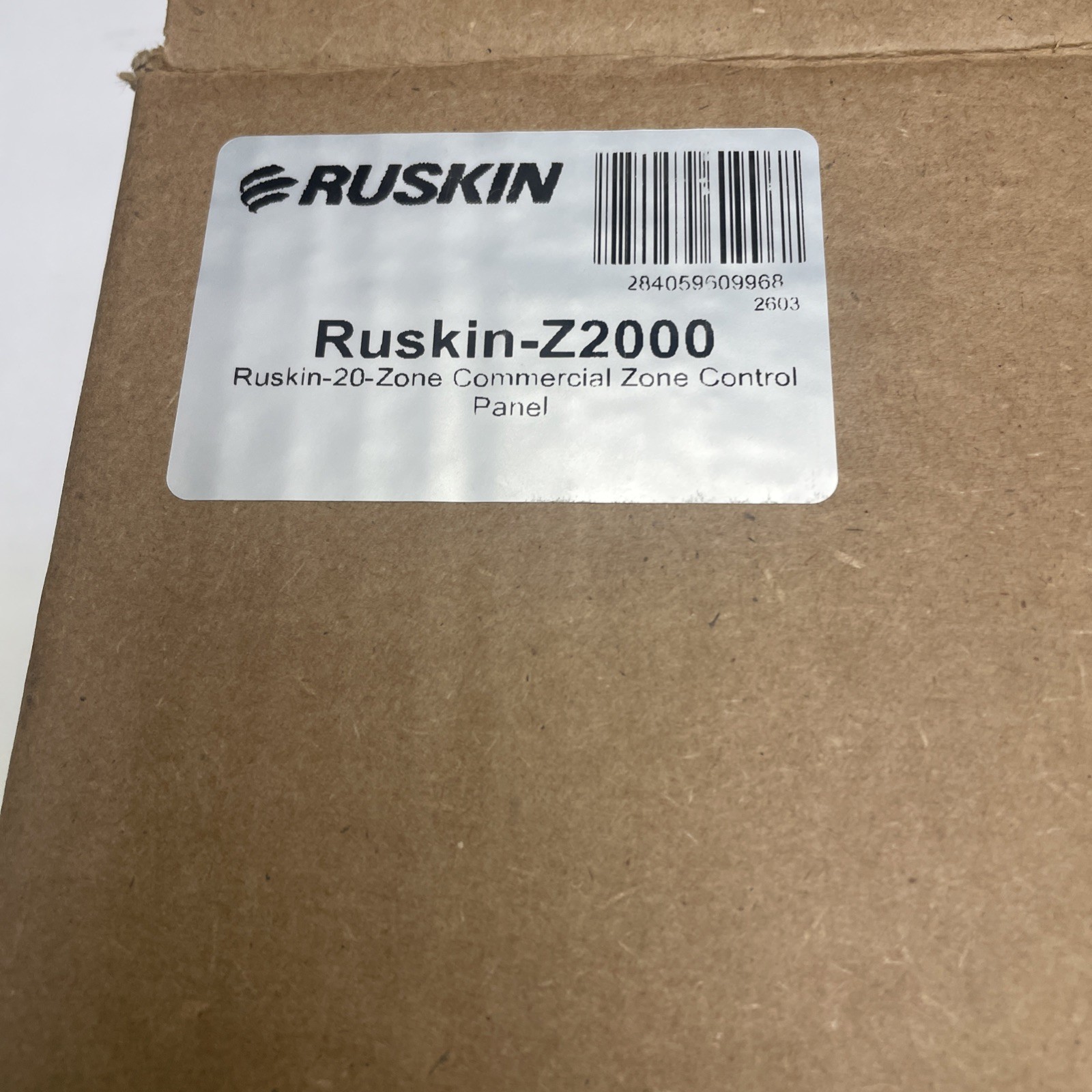 Ruskin -Z2000 20-Zone Commerical Zone Control Panel