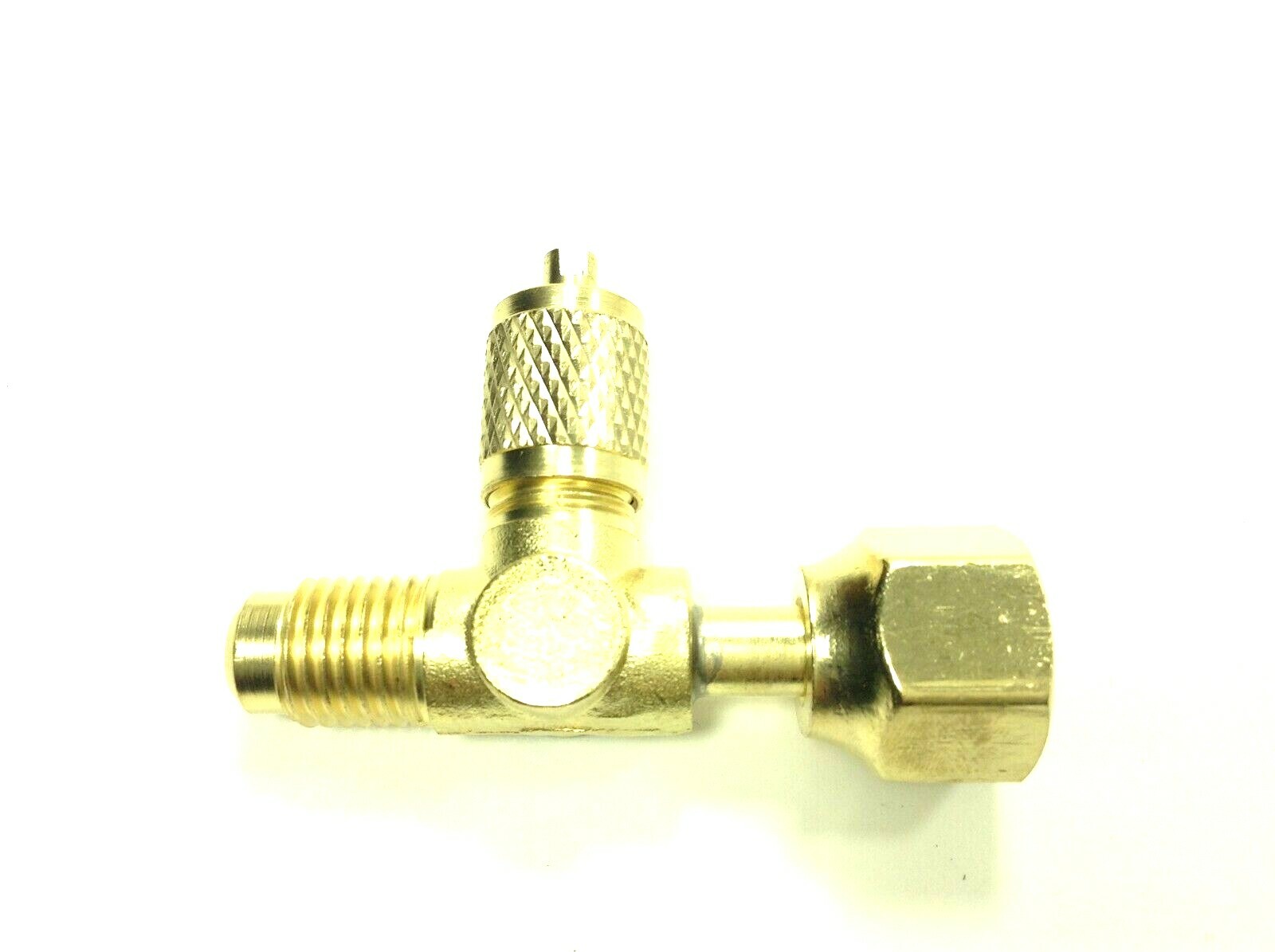 JB- A31864 Swivel Tee No Depressor 1/4MFL x 1/4MFL x 1/4FFL / 100-0054