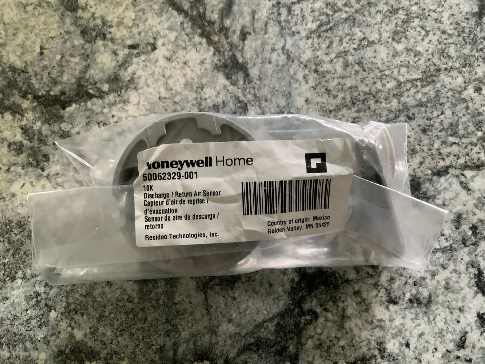 Honeywell Home 50062329-001 Discharge Return Air Sensor 10K