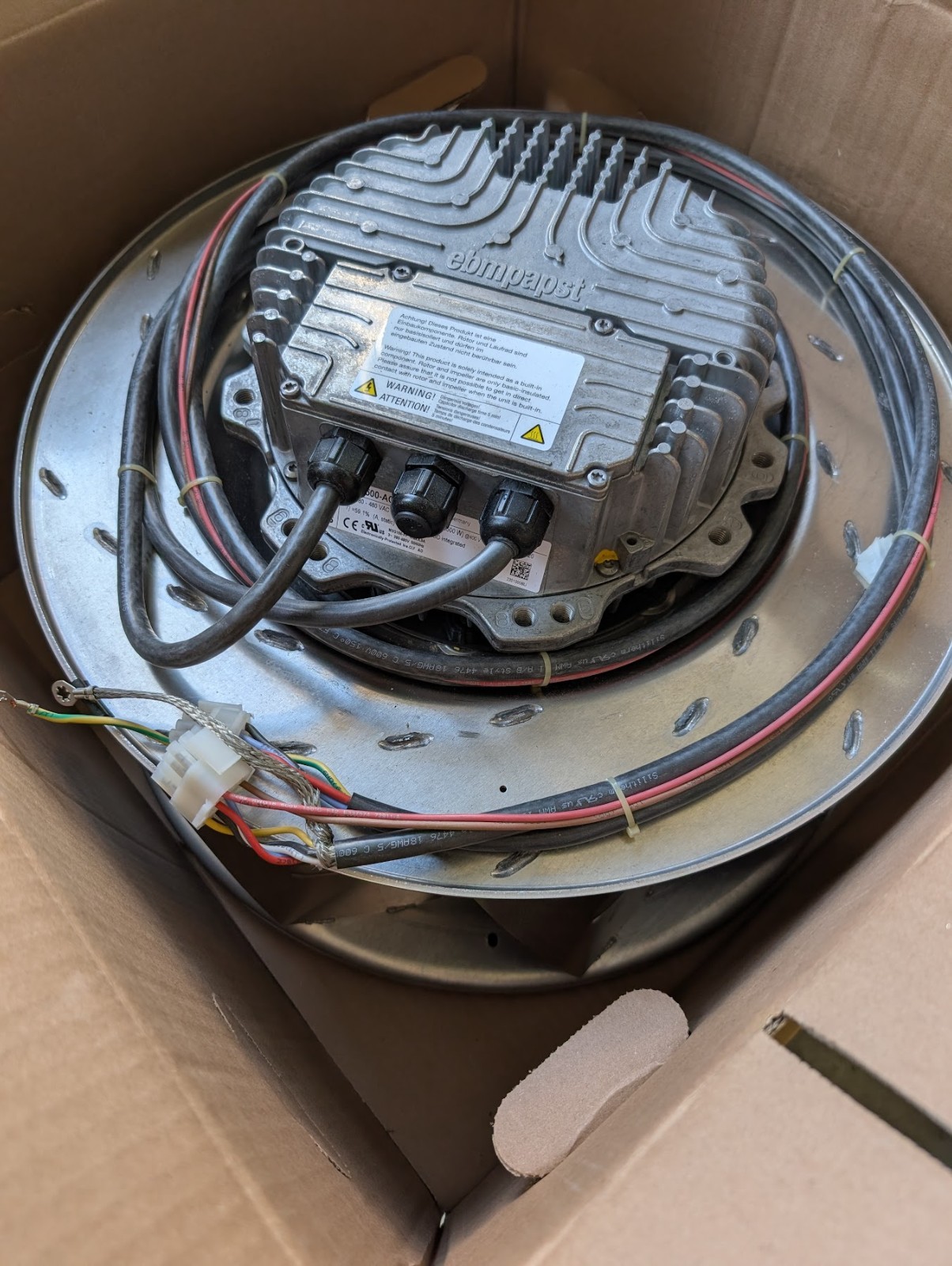 NEW TRANE FAN04606 Gen 2 Indoor Fan Blower Assembly 480V 3PH ebm-papst Motor OEM