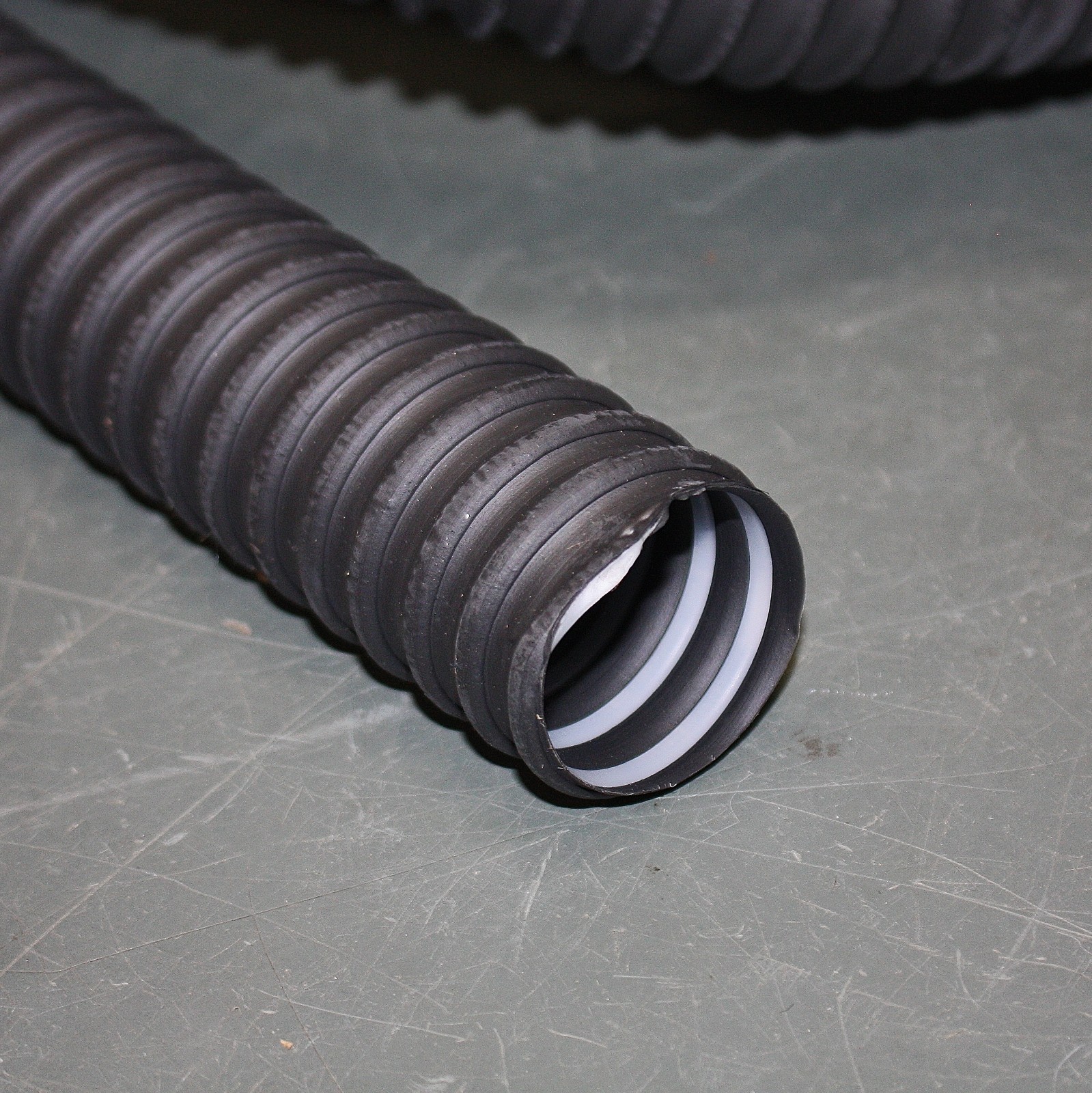 Hi-Tech Duravent Ducting Hose 2105-0150-1250, 1-1/2″ x 50ft, Black Polypropylene