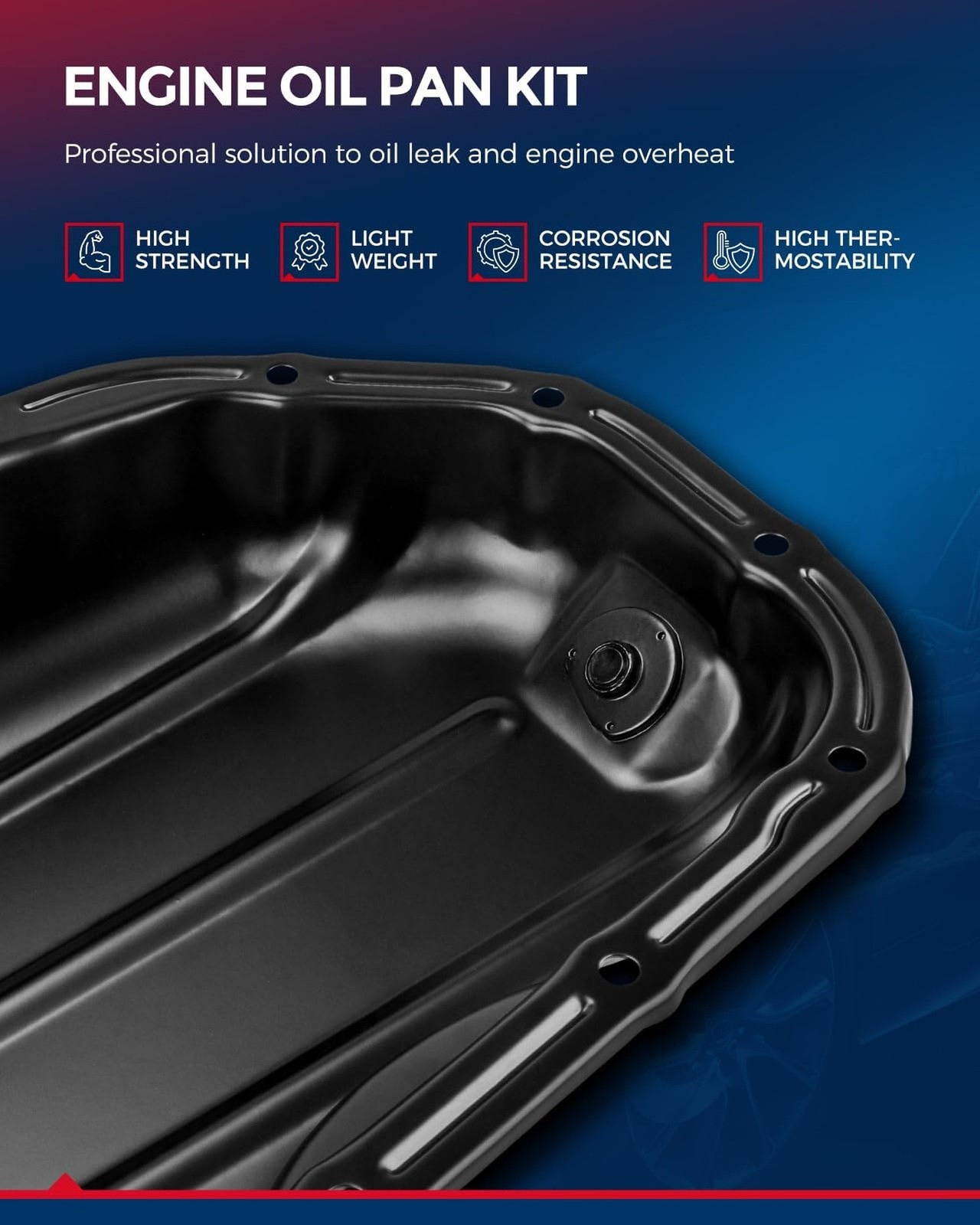 KAX 264-465 Engine Oil Pan, Replacement for Nissan Altima 2007-2016, Murano 2…