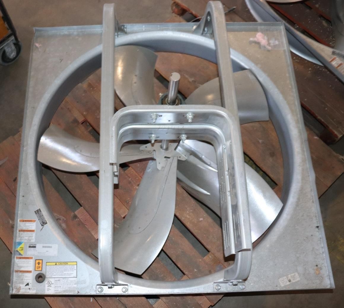 Dayton 1AHA3 Exhaust Fan, 36 In, w/o Motor, Alloy Steel