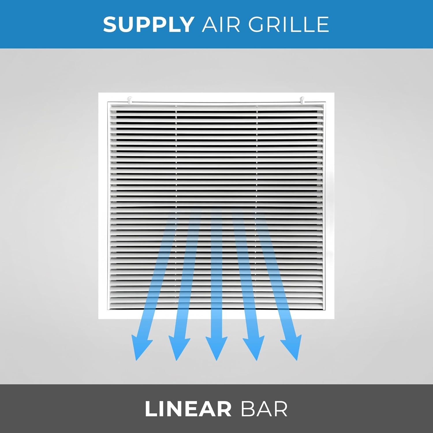 NEW Return Air Grille,Air Return Vent Cover Grill for Ceiling Wall,Steel HVAC AC