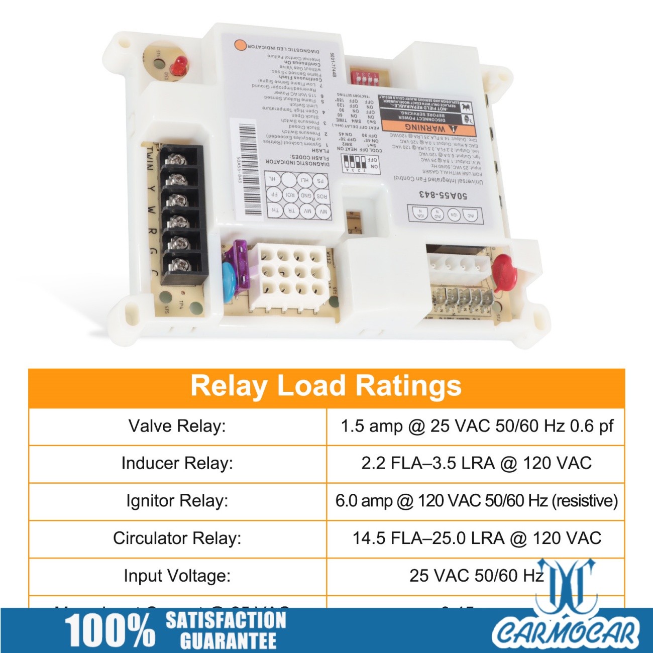 50A55-843 Integrated Furnace Control Board Fits For White Rodgers Lennox