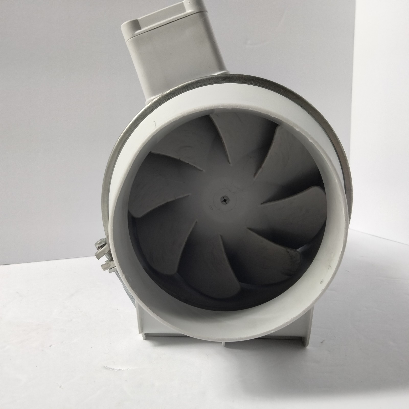 Soler & Palau (S&P) TD-100 mixed-flow inline duct fan, 4″, 120v, 35W, 0.45A