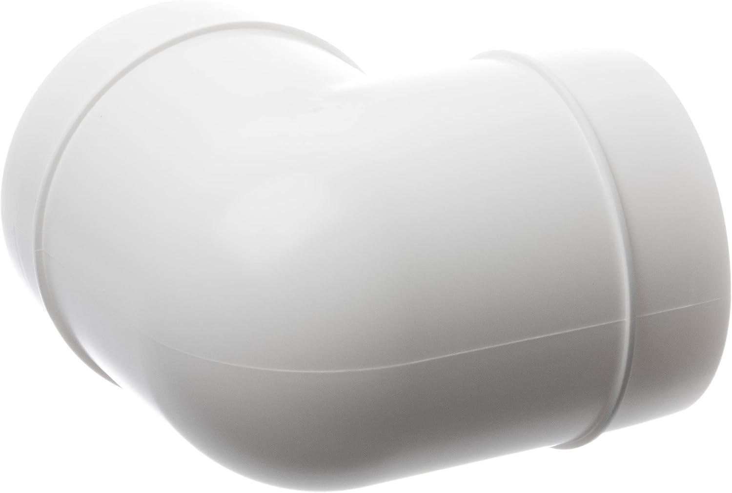 4 Inch 90 Degree round Duct Elbow Connector – Plastic Ventilation Pipe Bend Fitt