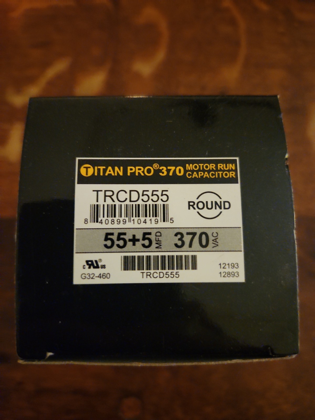 Titan Pro TRCFD555 HVAC Round Capacitor 55/5 MFD/UF 440/370 VAC