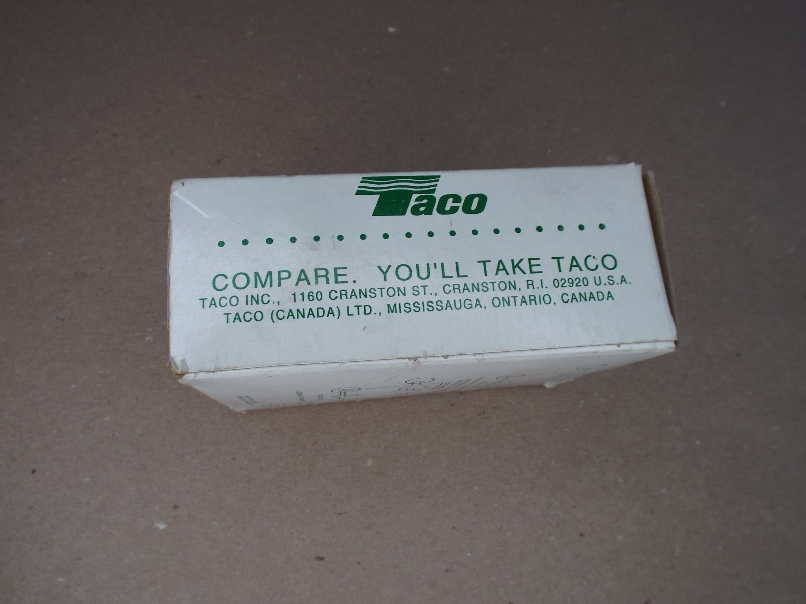 Taco Zone Valve 2 Way Gold Series 571-2 / 3/4″ 24V 125 PSI New Open Box – (Read)