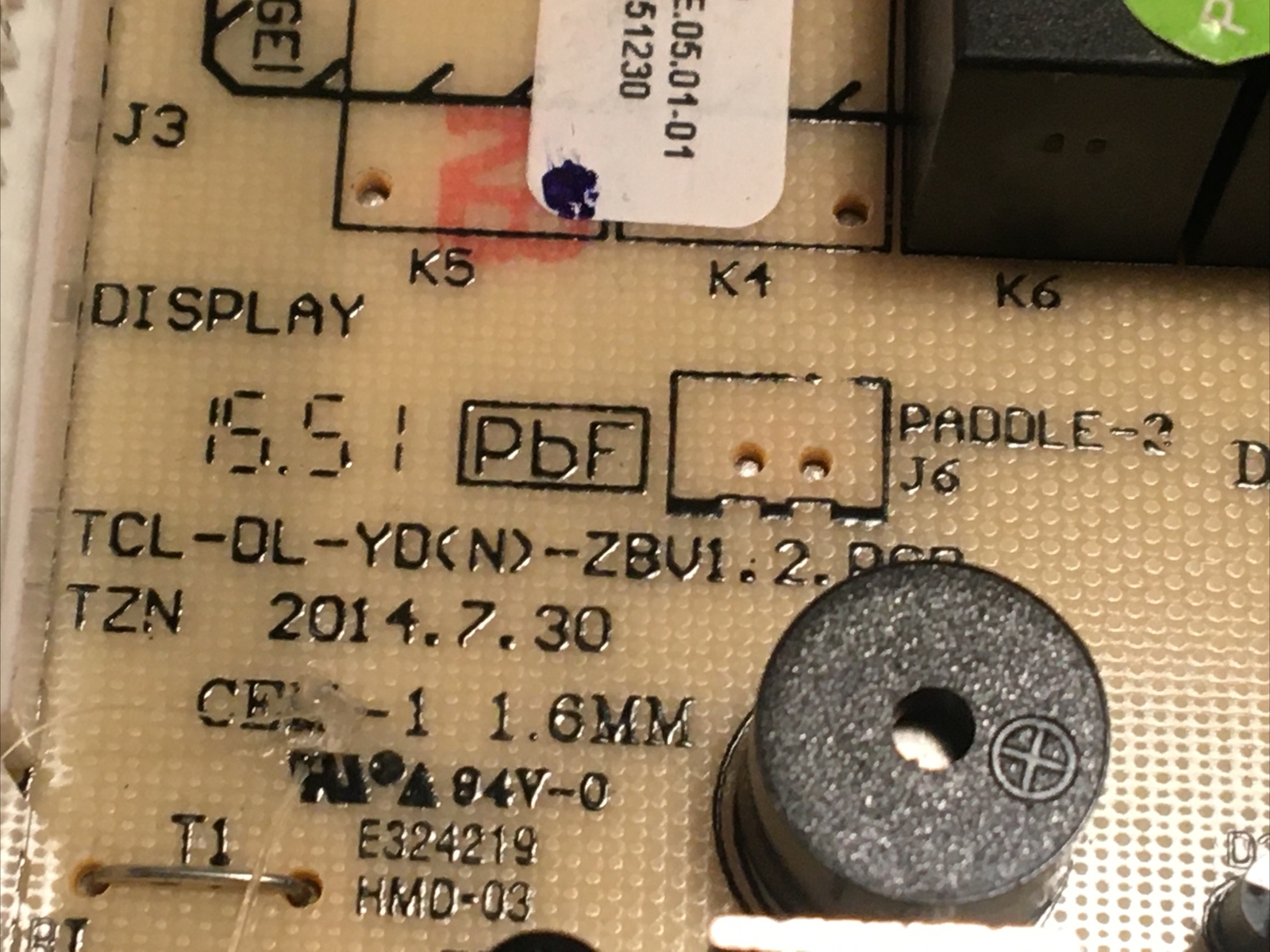 DeLonghi ac model: PAC AN125HPEKC 1A Power supply board