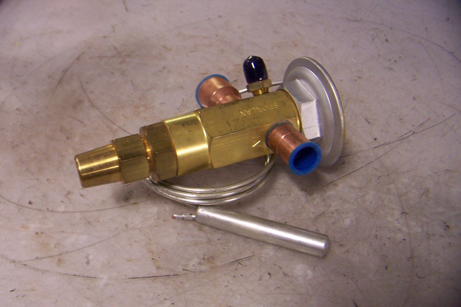 NEW SPORLAN PVE8G THERMOSTATIC EXPANSION VALVE 5/8″ODF x 7/8″ODF 5′ TUBING