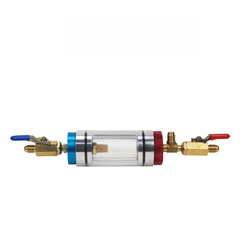 Auto AC Refrigerant Oil Filtration Analyzer Car Air Conditioning Service Tool