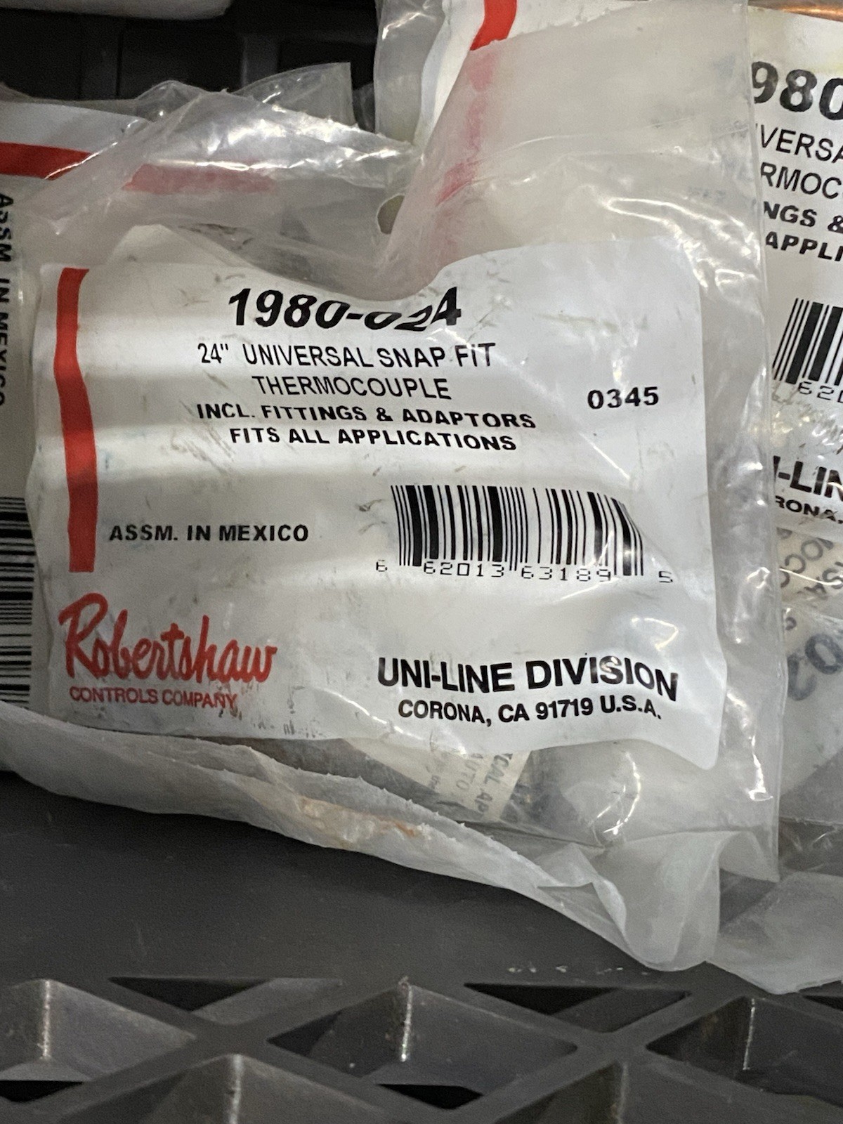 New Robertshaw Thermocouple 24″ 1980-024 Snap Fit Universal (51-1453)