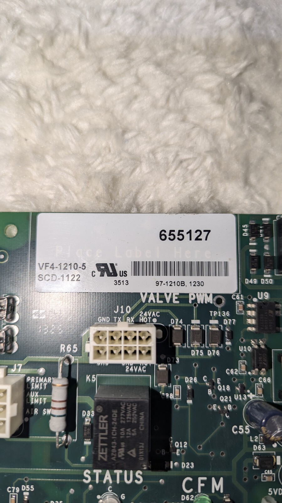 York Luxaire VARIDIGM 364809 Control Circuit Board SCD-1096 VF4-1180 used