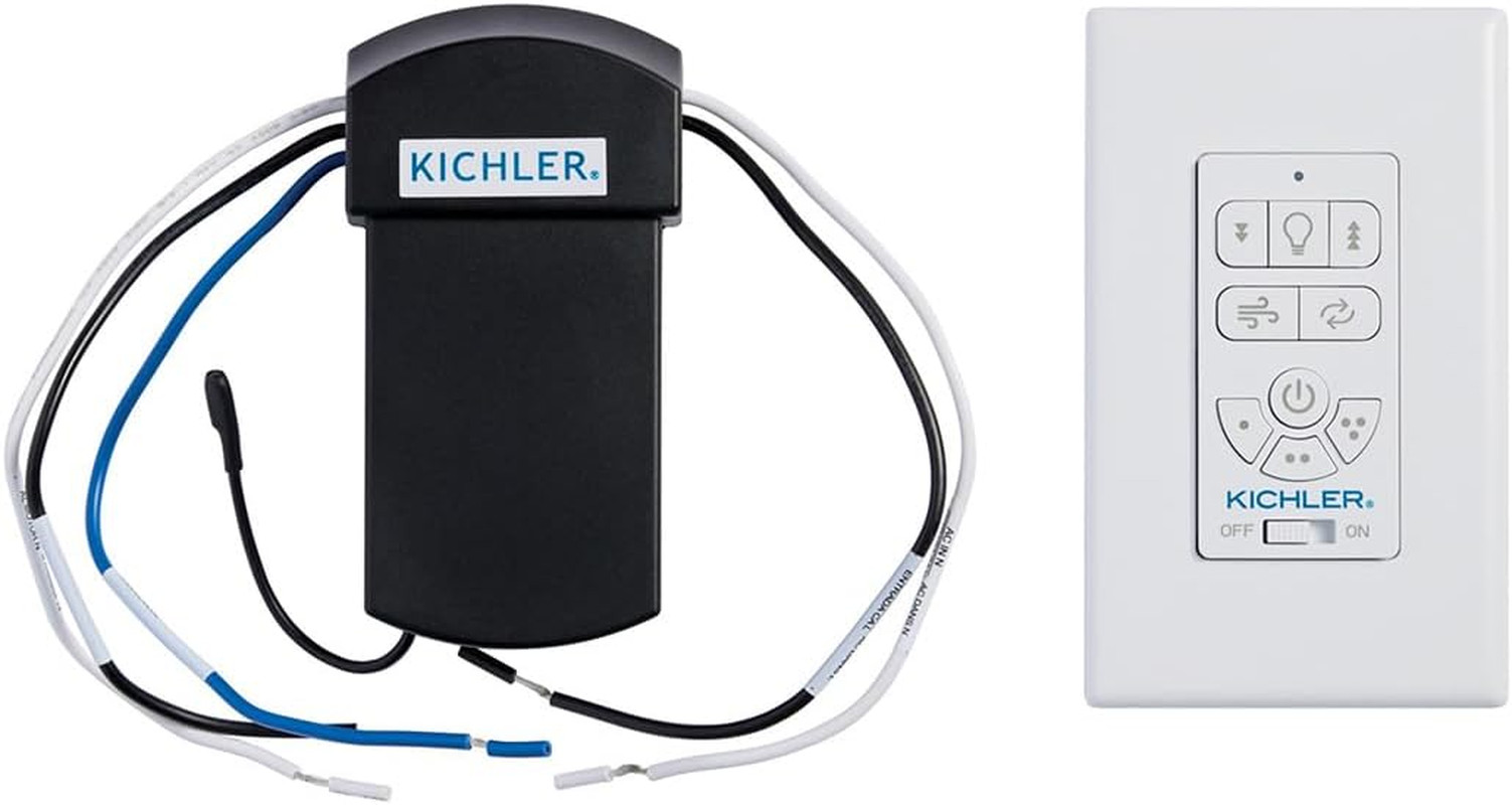 AC Standard Full Function Wall Control System, Modern, Slim Design, 3 Speed Sett