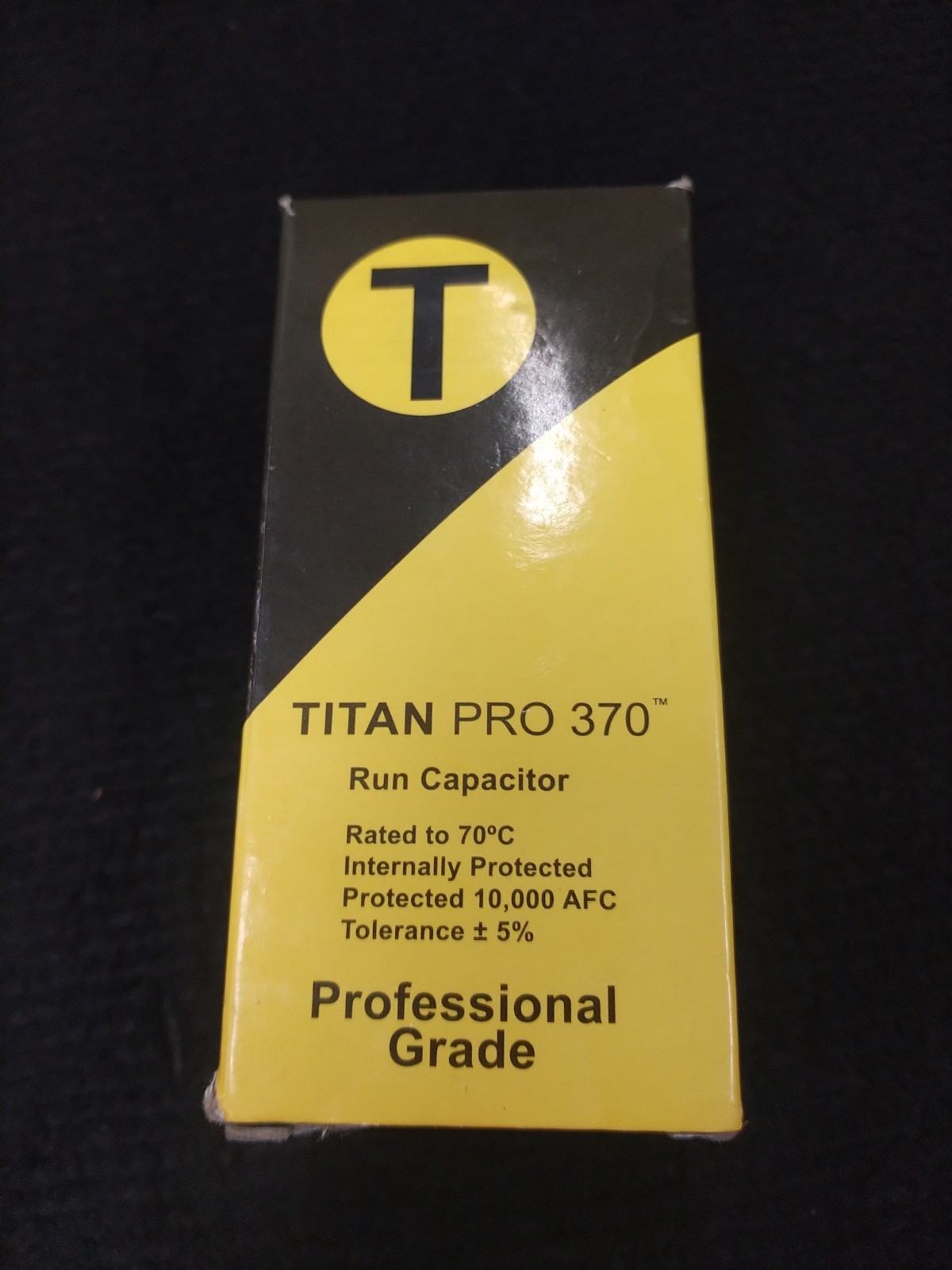 Titan Pro TRCD455 HVAC Round Dual Run Capacitor. 45+5 370 VAC A/C PACKARD