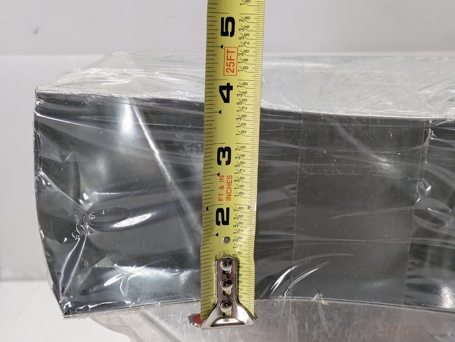 Master Flow Stack Boot 10 in. x 3-1/4 in. to 6 in. 90 Degree Galvanized Steel