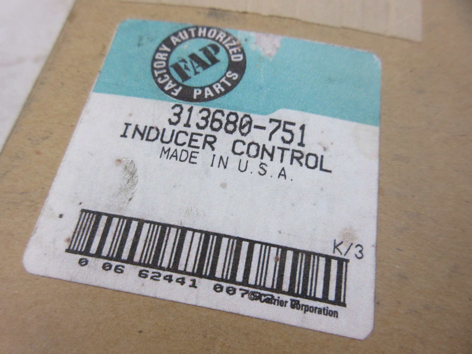 CARRIER BRYANT HH84AA019 HH84AA019A 313680-751 INDUCER CONTROL BOARD