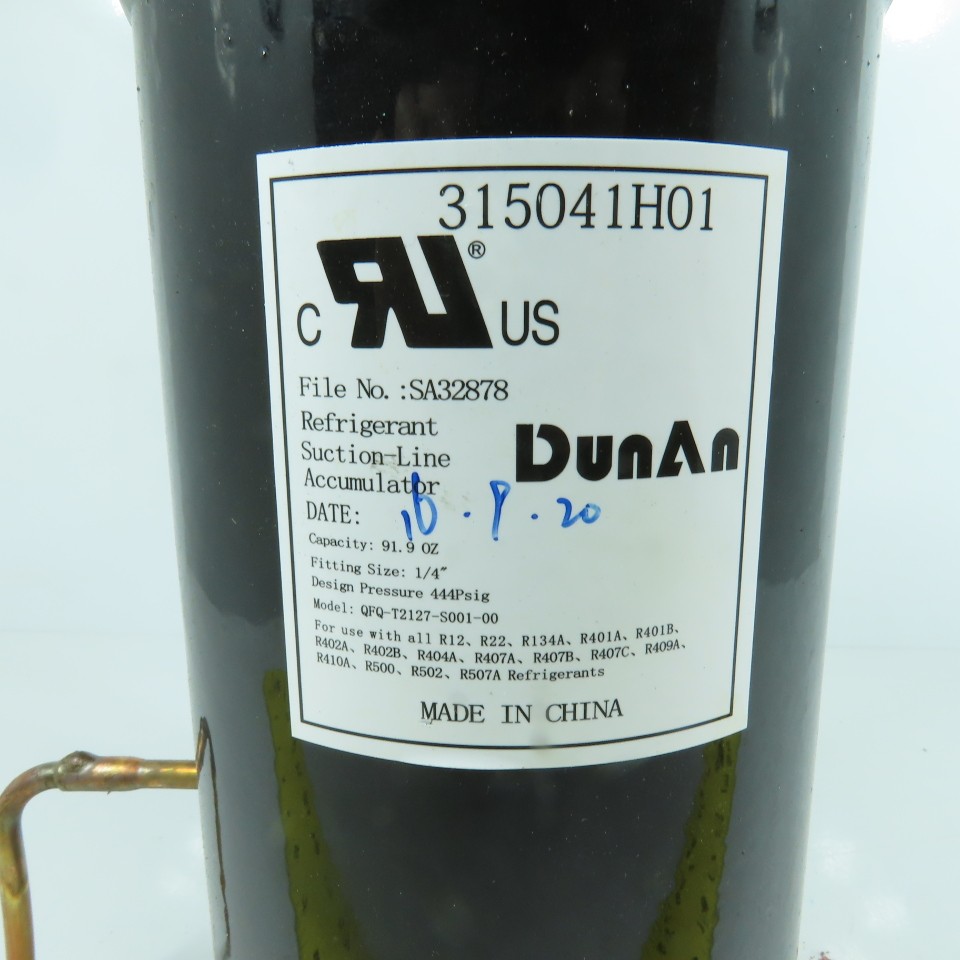 DunAn 315041H01 Suction Line Expansion Accumulator Tank 91.9 OZ Capacity