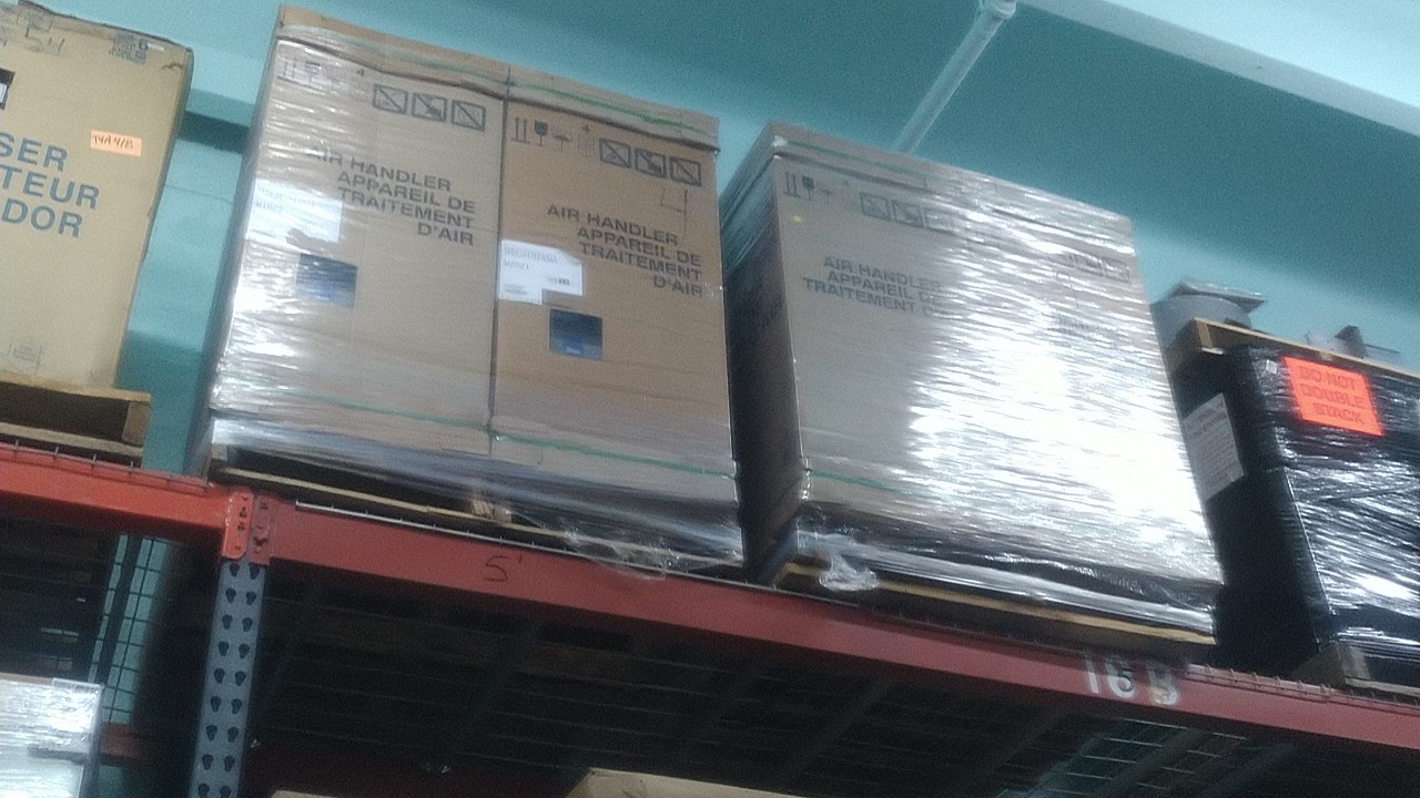 3 TON “SURE COMFORT/RHEEM” R410A 2 STAGE VAR SPD 21″ CAB AIR HANDLER (NEW)