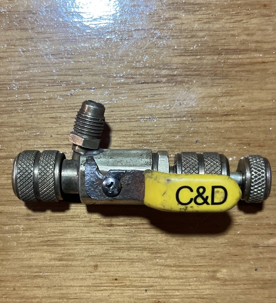 C&D Ball Valve Core Removal Tool for 1/4″ flare access fitting CD3930